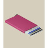 Tarjetero Secrid Aluminio Fucsia