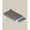 Tarjetero Secrid Aluminio Gris