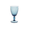 Copa cristal labrado azul