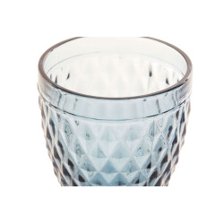 Copa cristal labrado azul