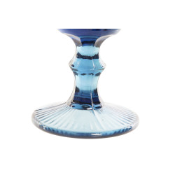 Copa cristal labrado azul