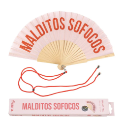 Abanico "MALDITOS SOFOCOS"