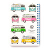 Libreta furgoneta hippy colores
