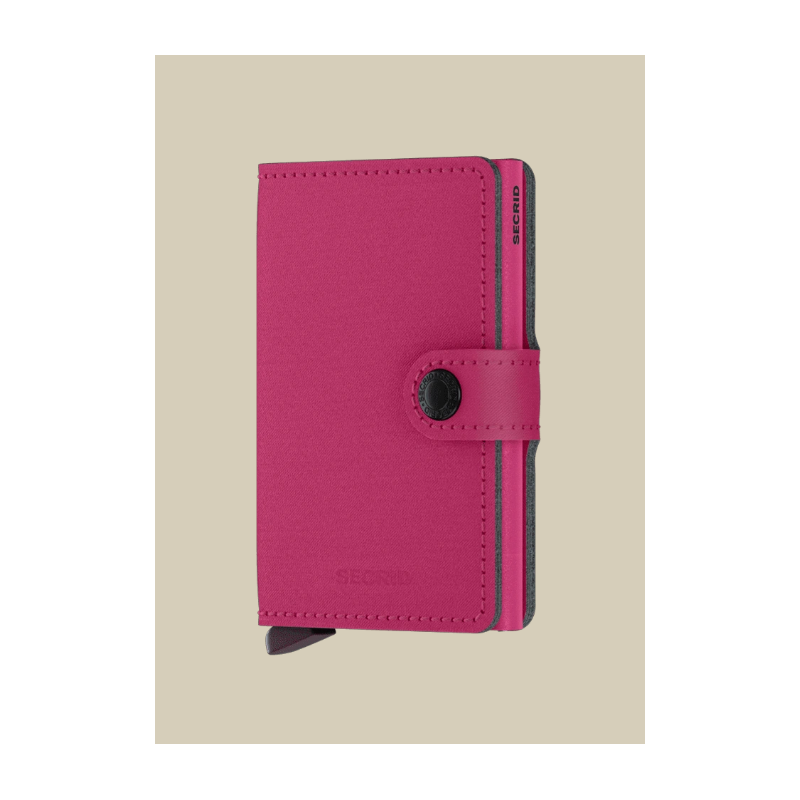 Tarjetero Secrid Yard Powder Fucsia