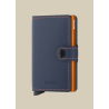 Tarjetero Secrid Mate Azul - Naranja