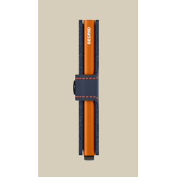 Tarjetero Secrid Mate Azul - Naranja