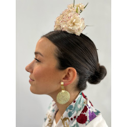 Pendientes Circulo dorado