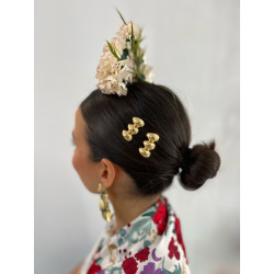 Peinecillo dorado tres gotas