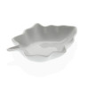 Cuenco de porcelana blanca Hoja