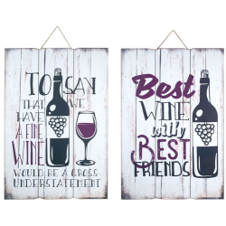 Tabla decoravia Vino