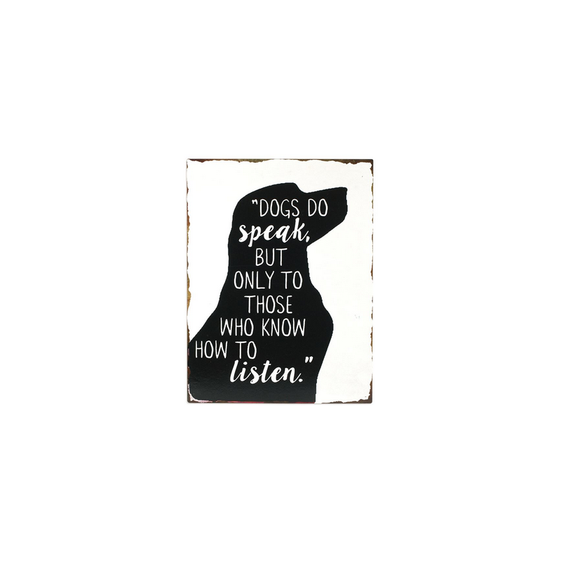 Placa decorativa Perro