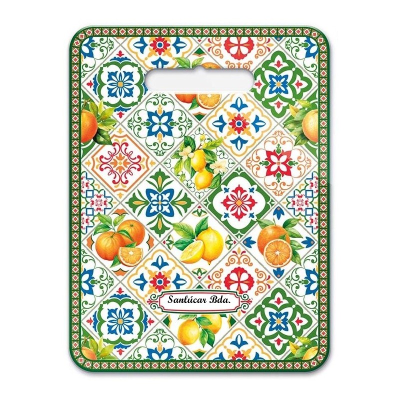 Tabla cortar naranjas y limones