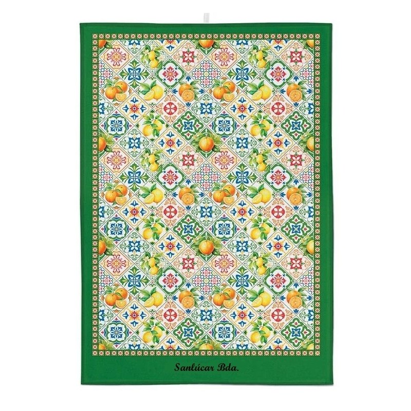 Paño Cocina Sanlúcar Naranjas y Limones