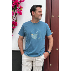 Camiseta Salto Azul Egeo