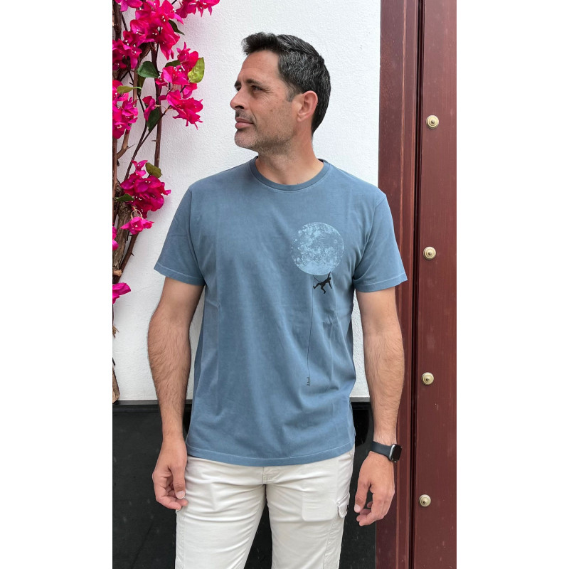 Camiseta Luna Azul Noche