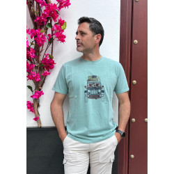 Camiseta Cross Land Verde...