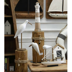 Gaviota Madera Blanca