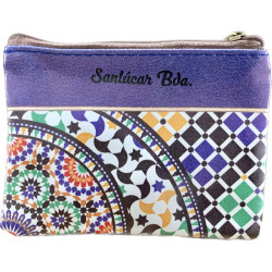Monedero arabesco azul