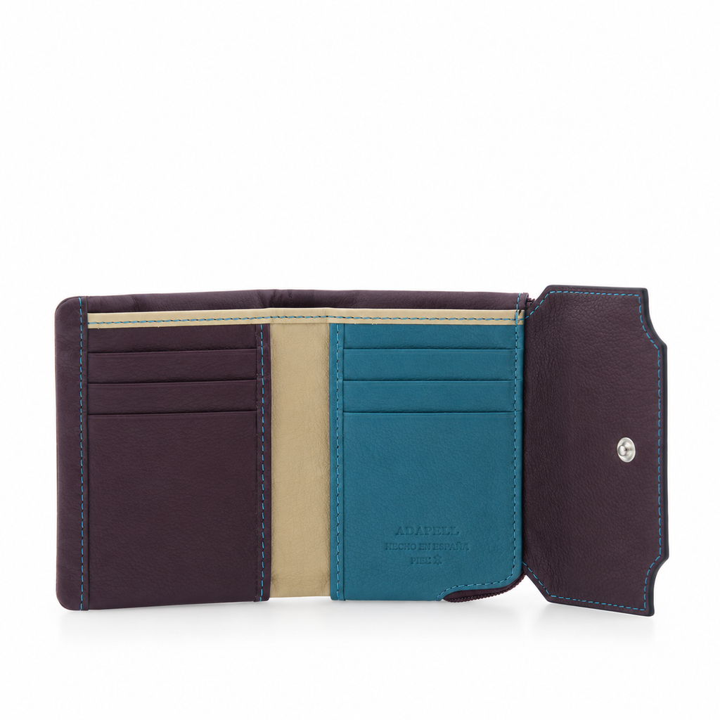 Cartera pequeña de mujer de piel Atellier