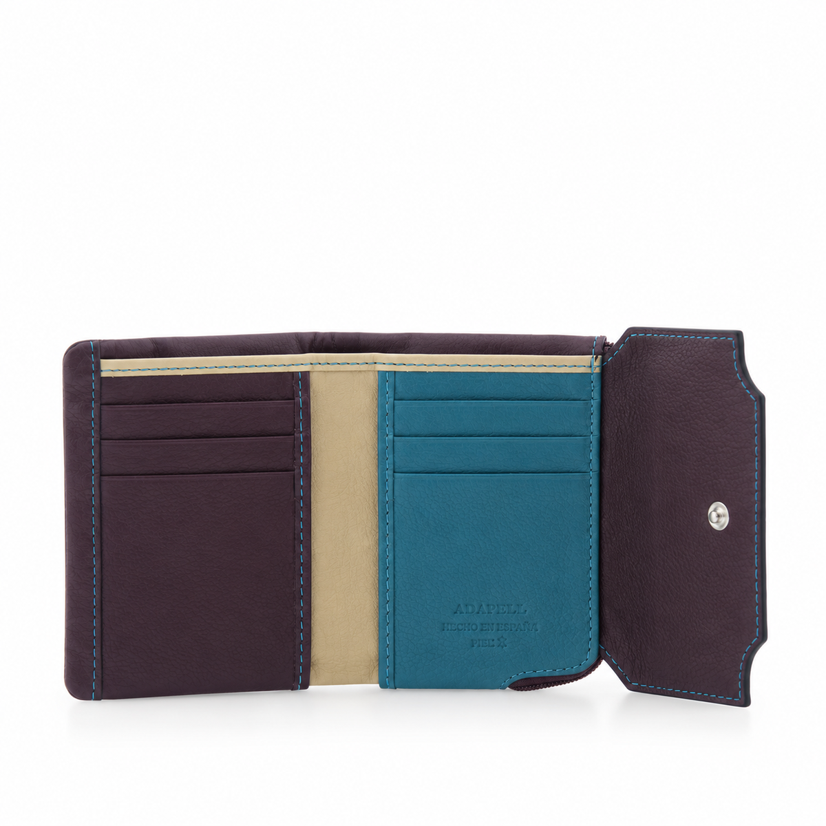Cartera pequeña de mujer de piel Atellier