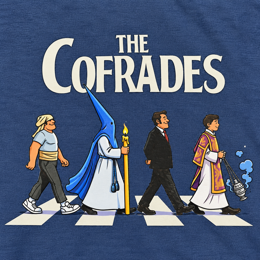 Camiseta de hombre The Cofrades azul