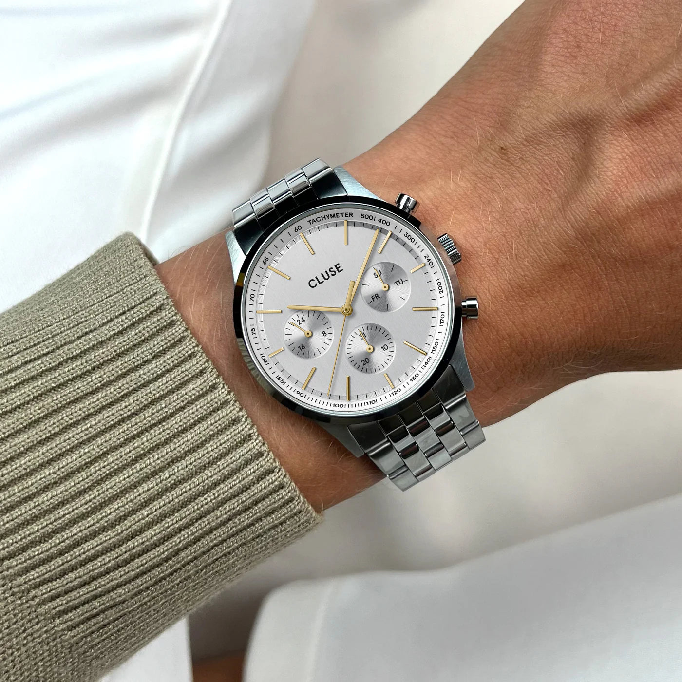 Reloj Anthéor Multifunction Watch Steel, Silver Colour, Two-Tone