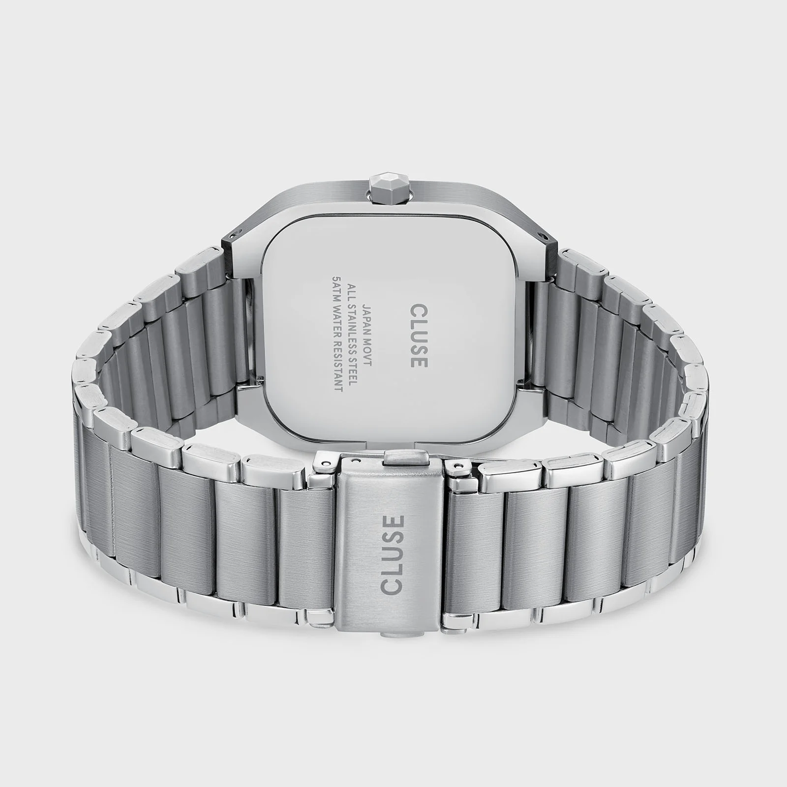 Quadrus Watch Steel, Green, Silver Colour