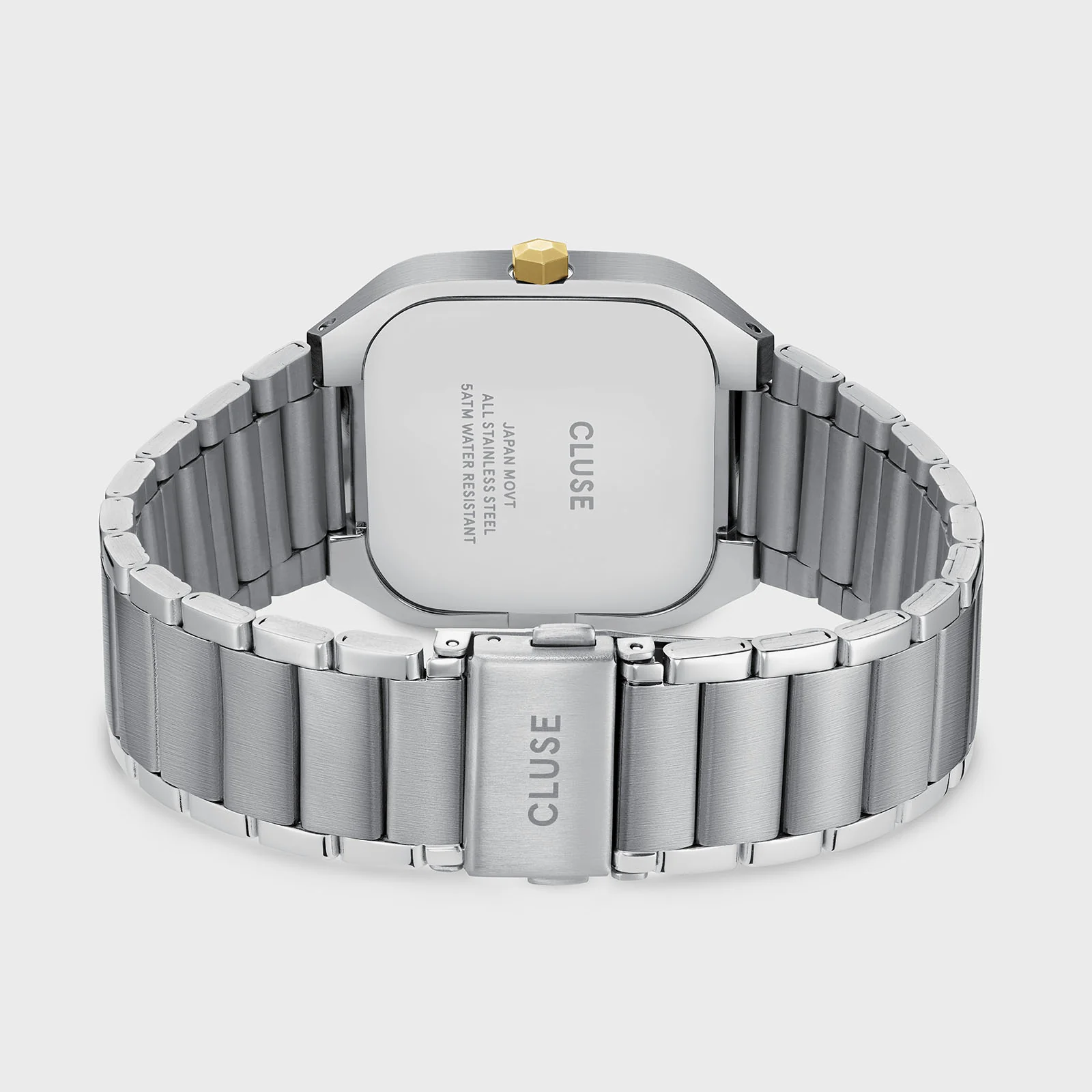 Quadrus Watch Steel, Silver, Two Tone