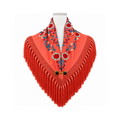 Mantoncillo de Flamenca Taj Mahal Coral – Cuadrado