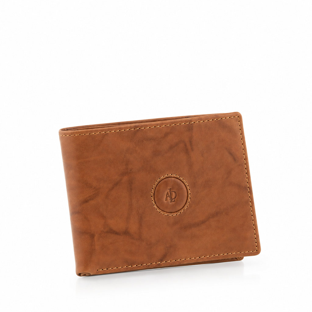 Cartera horizontal de hombre de piel Root