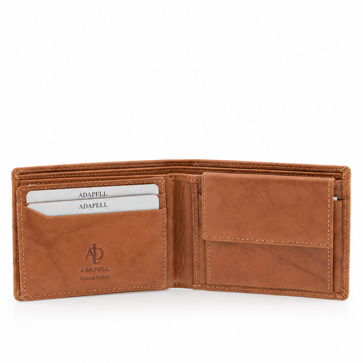 Cartera horizontal de hombre de piel Root