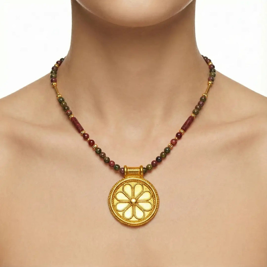 Collar Roseta Grande