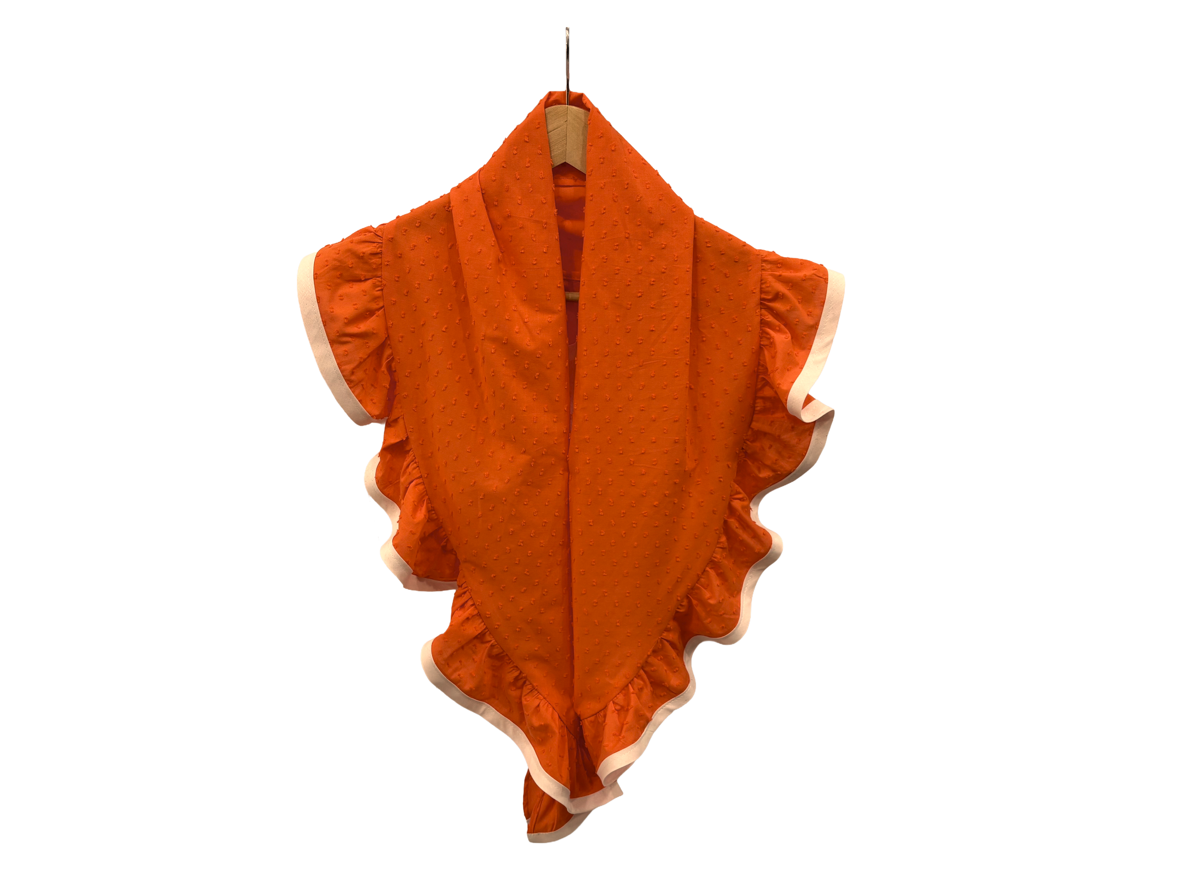 Pico de volante plumeti naranja
