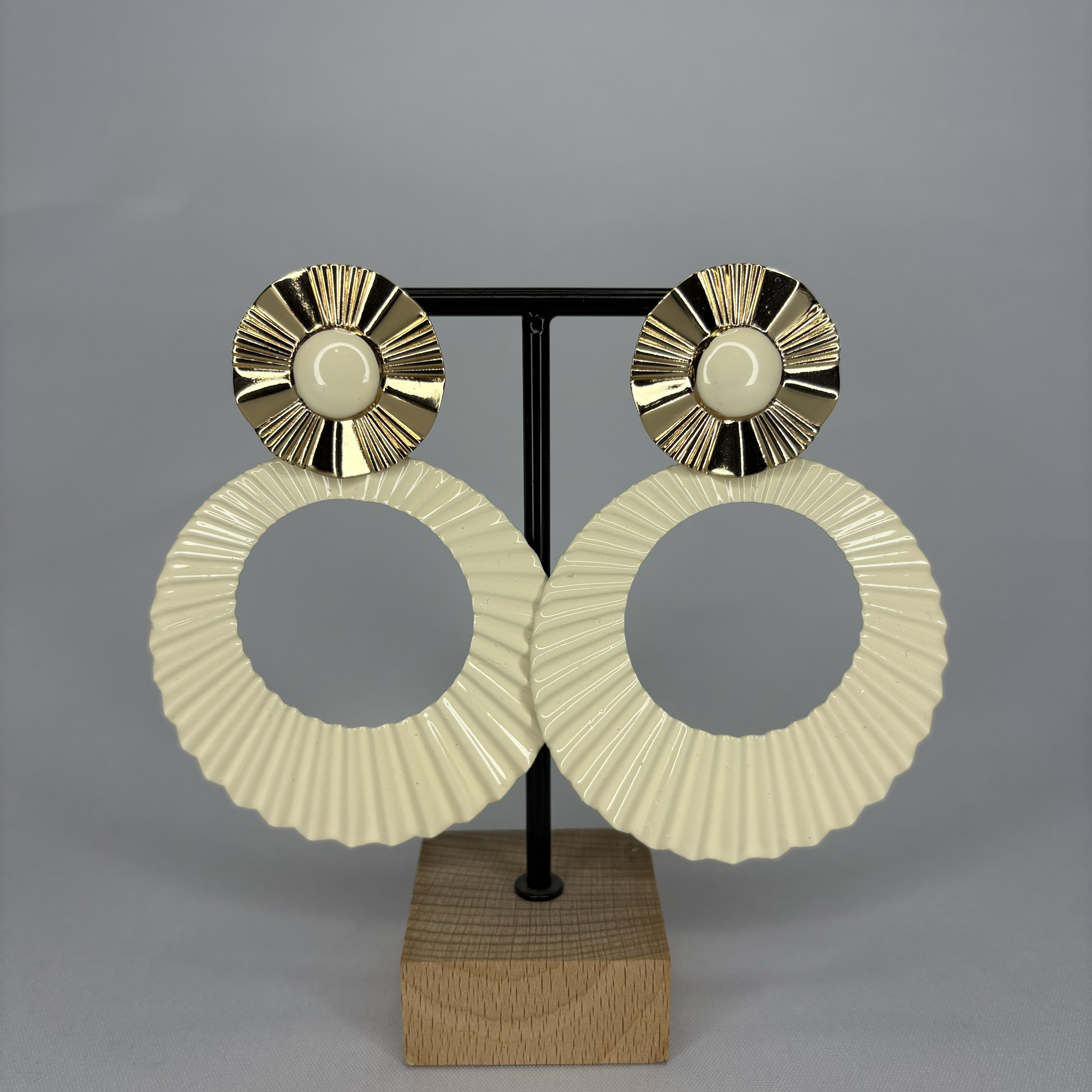 Pendientes Argolla Ondulada