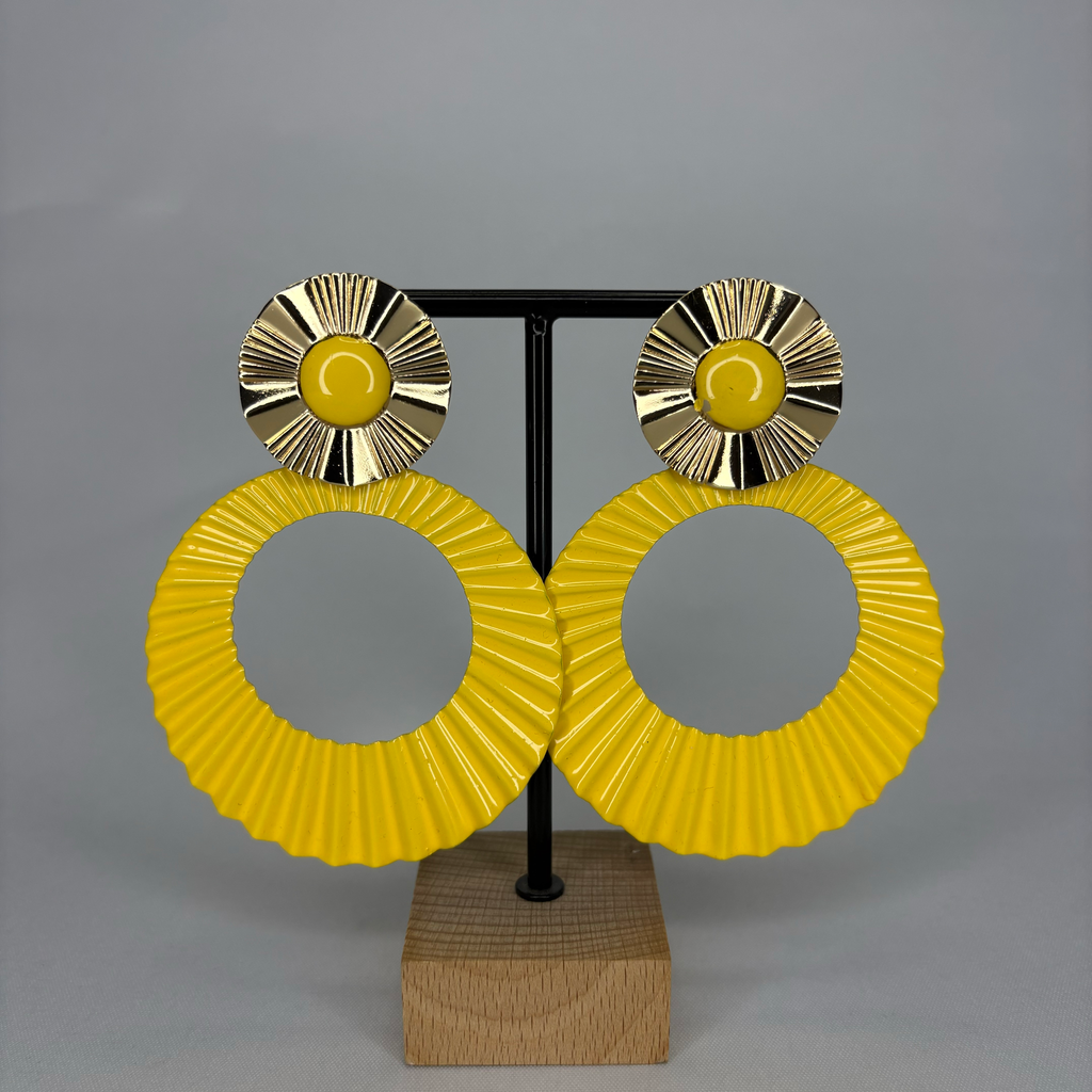 Pendientes Argolla Ondulada