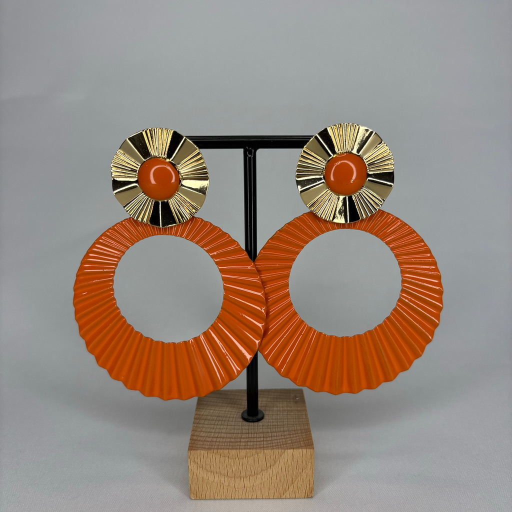 Pendientes Argolla Ondulada