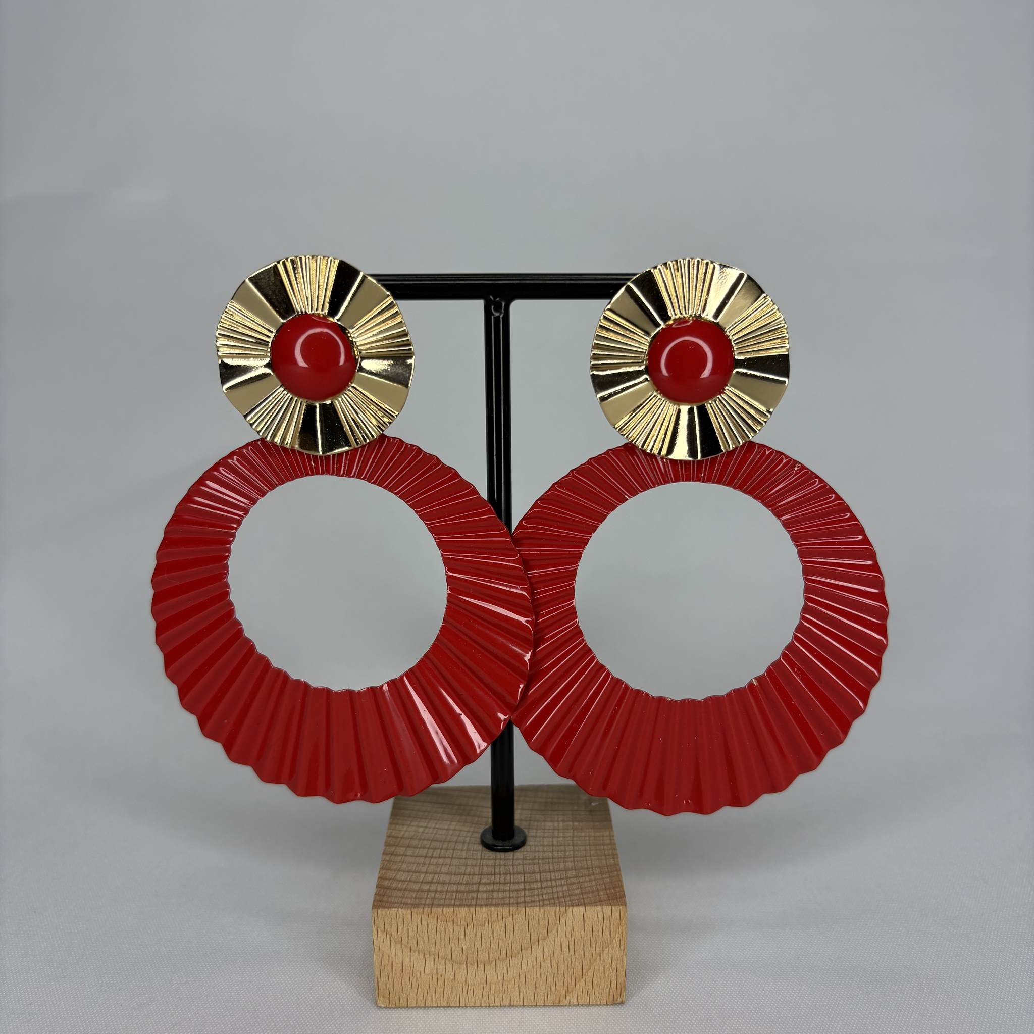Pendientes Argolla Ondulada