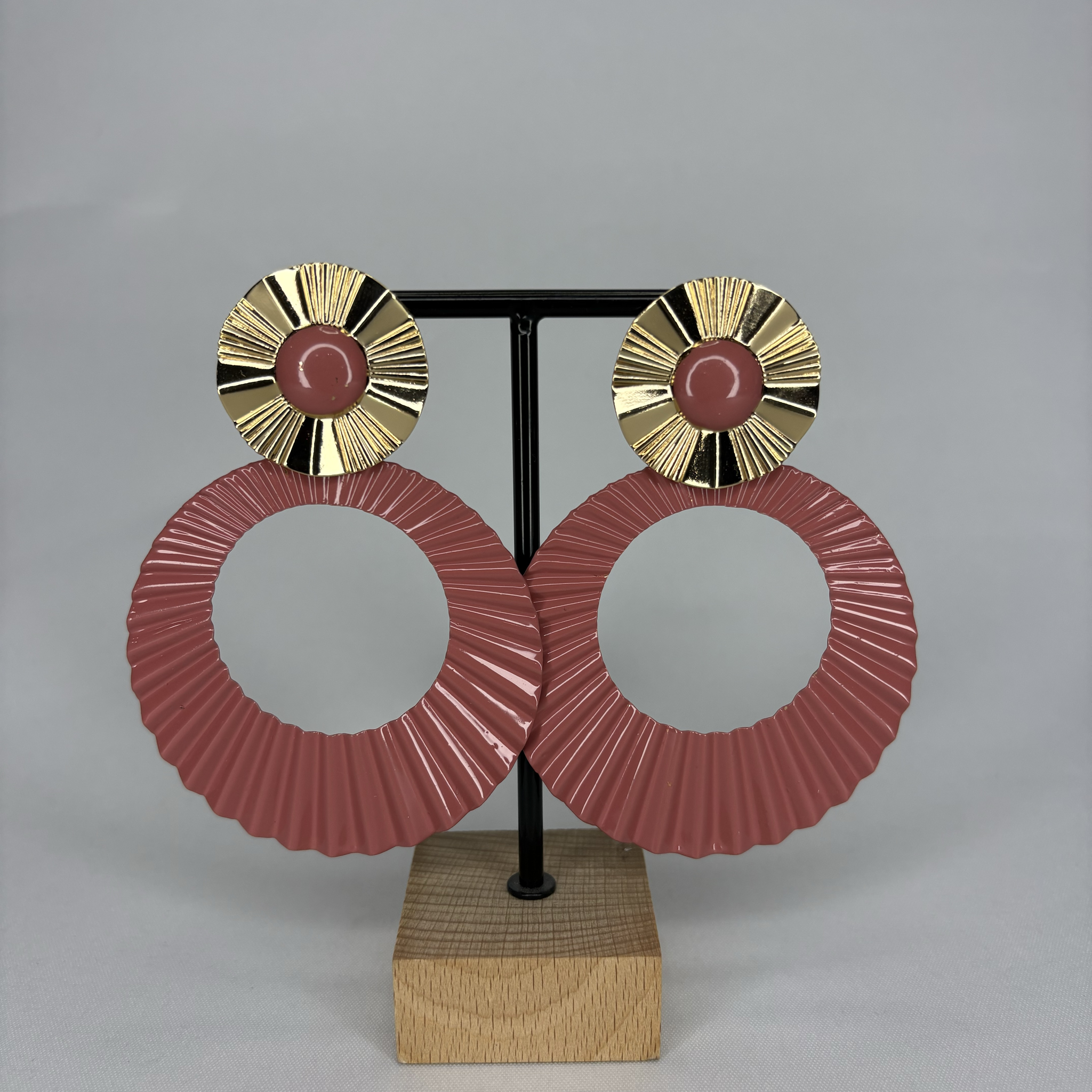 Pendientes Argolla Ondulada
