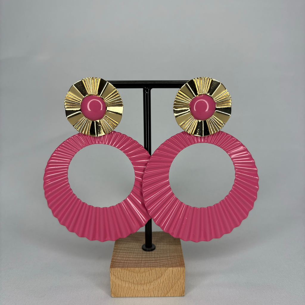 Pendientes Argolla Ondulada