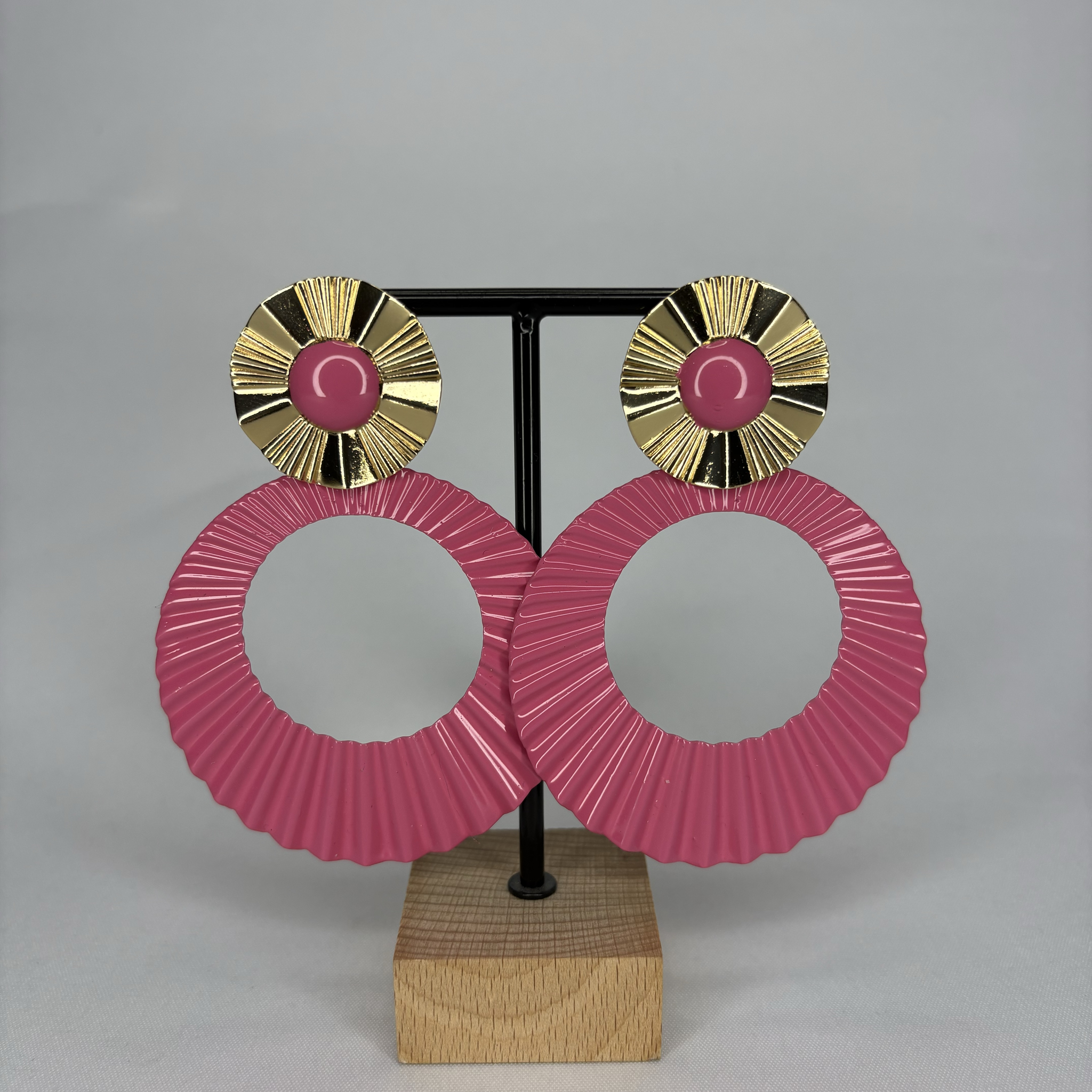 Pendientes Argolla Ondulada