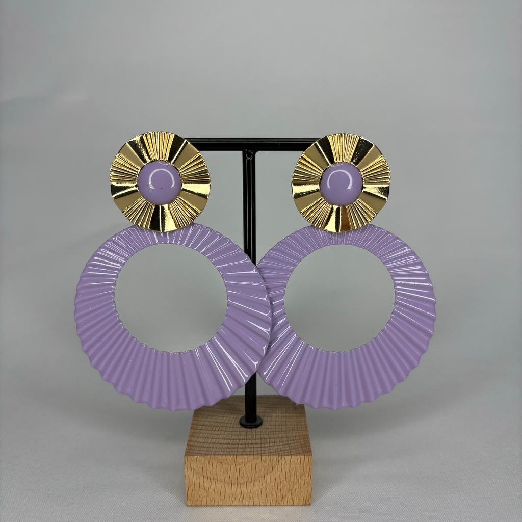 Pendientes Argolla Ondulada