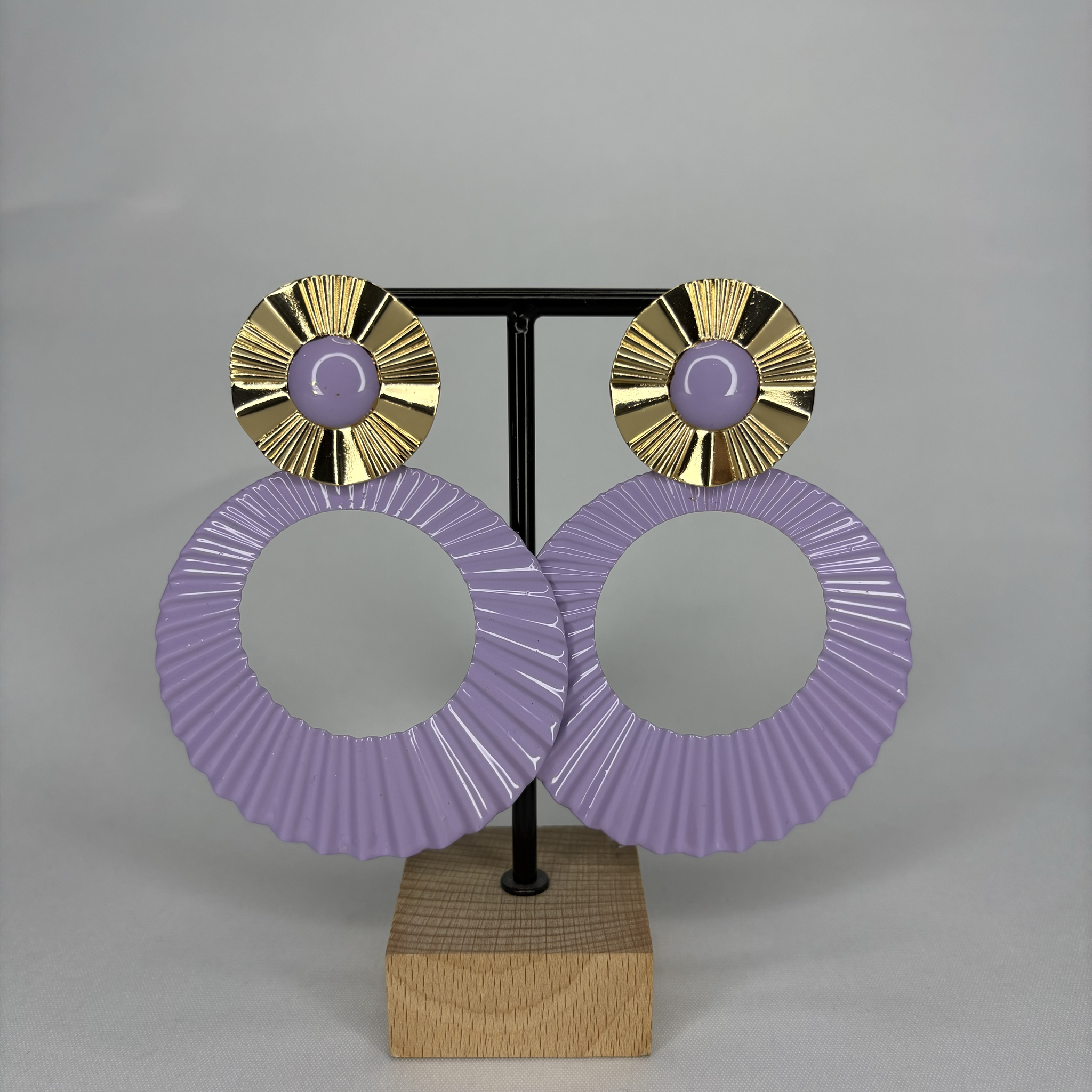 Pendientes Argolla Ondulada
