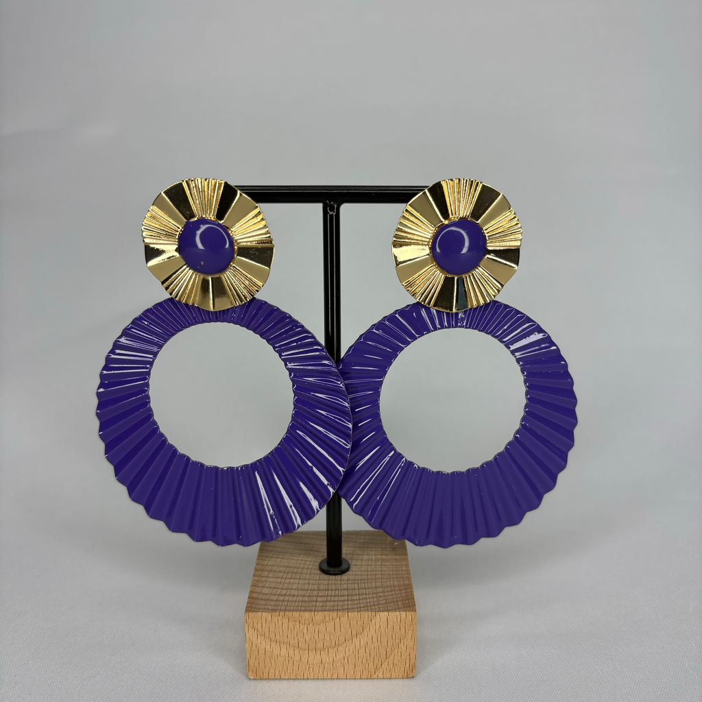 Pendientes Argolla Ondulada