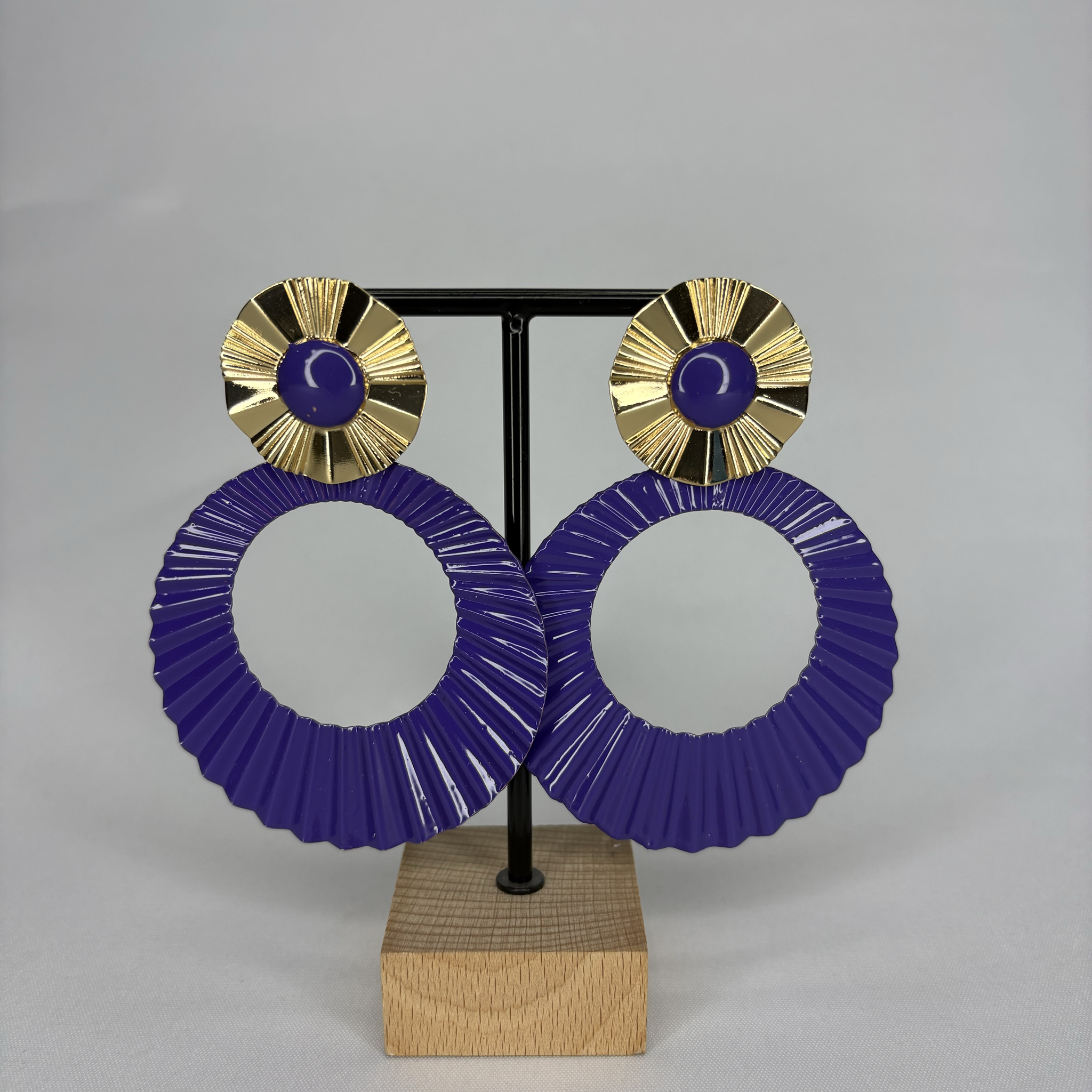 Pendientes Argolla Ondulada