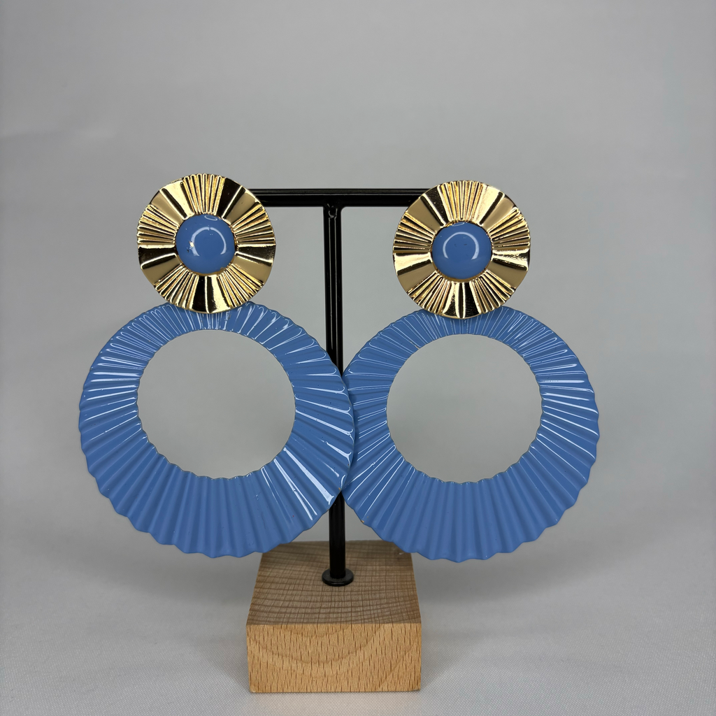 Pendientes Argolla Ondulada