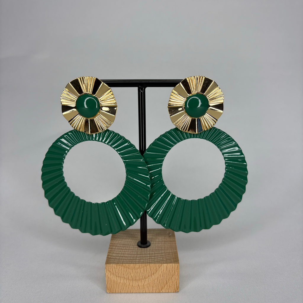 Pendientes Argolla Ondulada