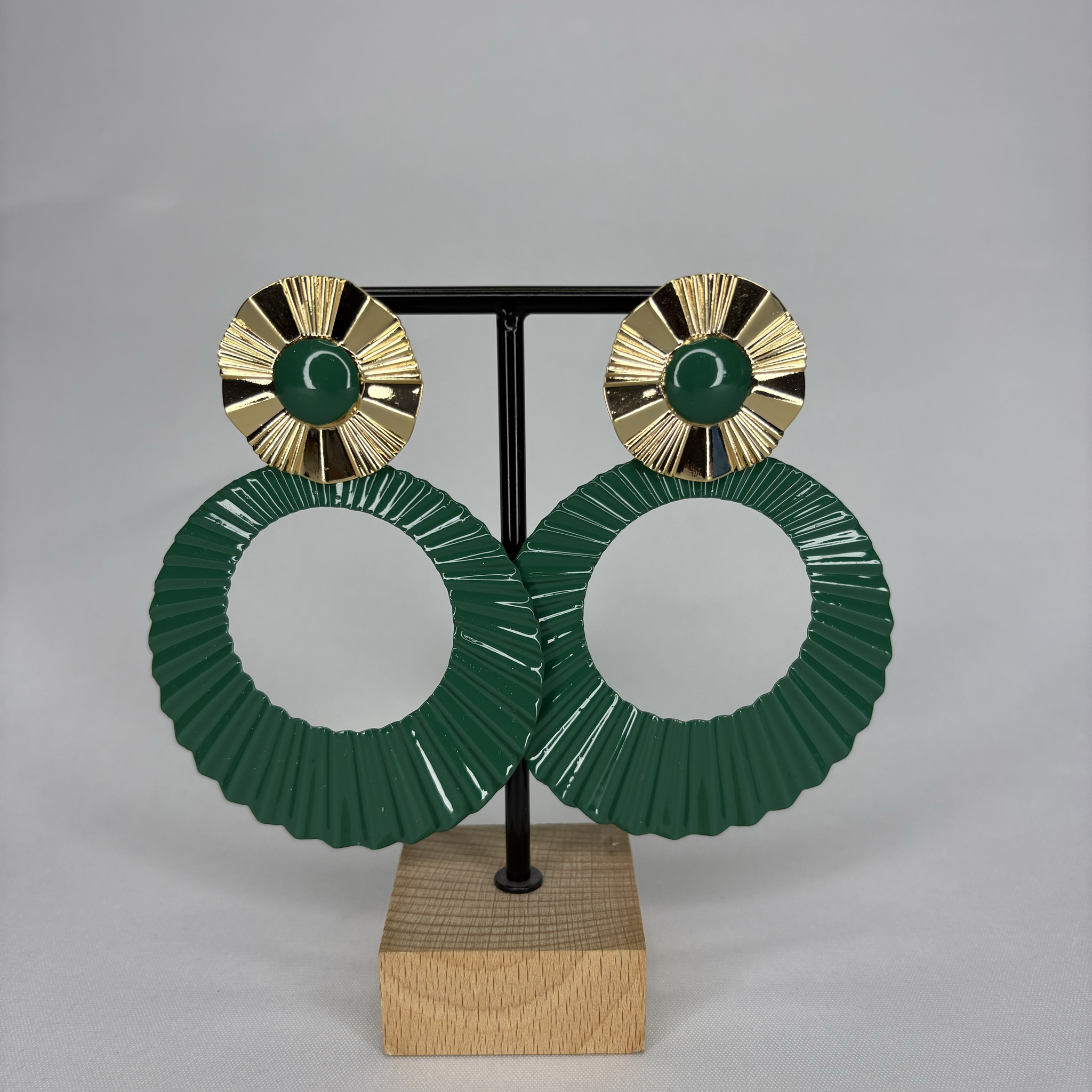 Pendientes Argolla Ondulada