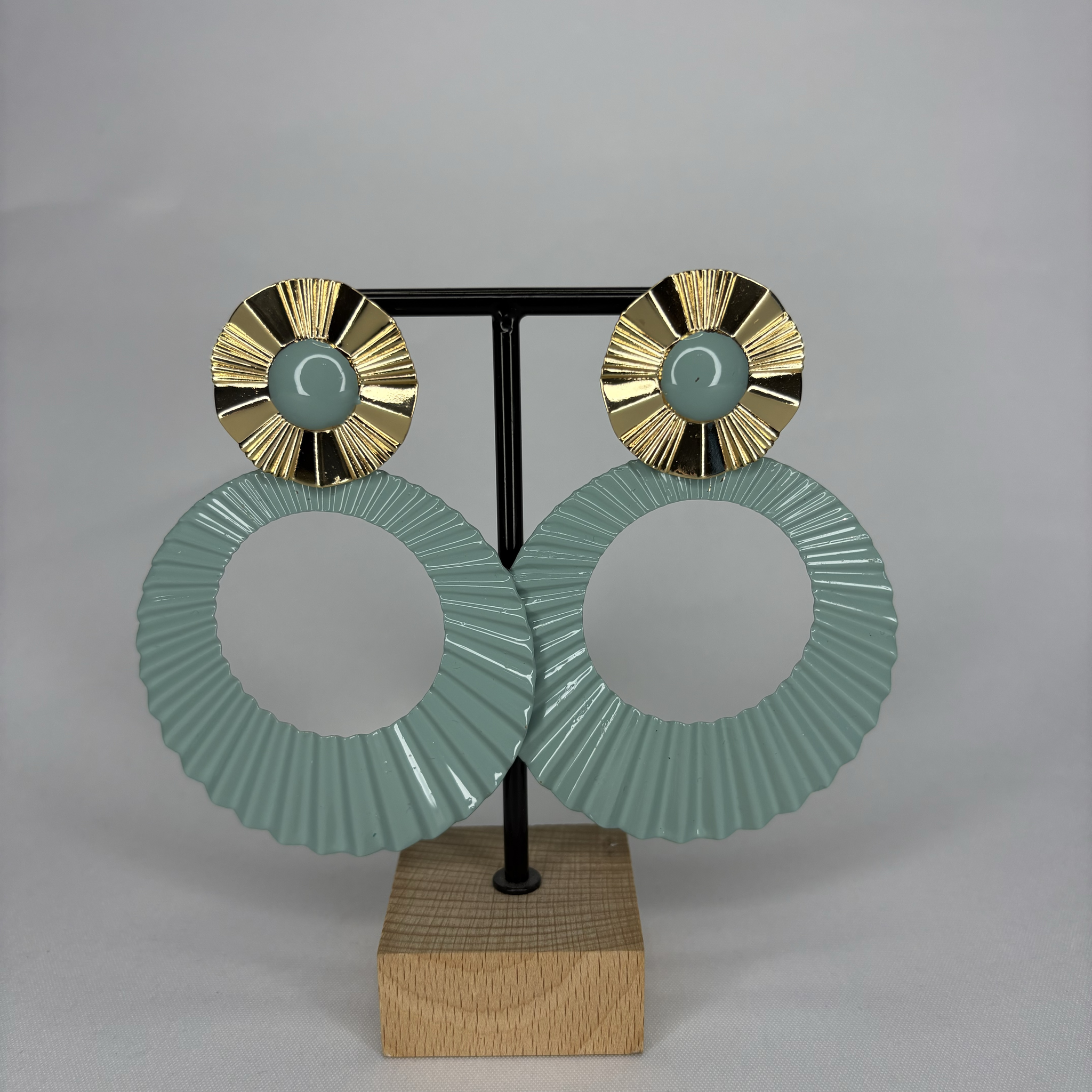 Pendientes Argolla Ondulada