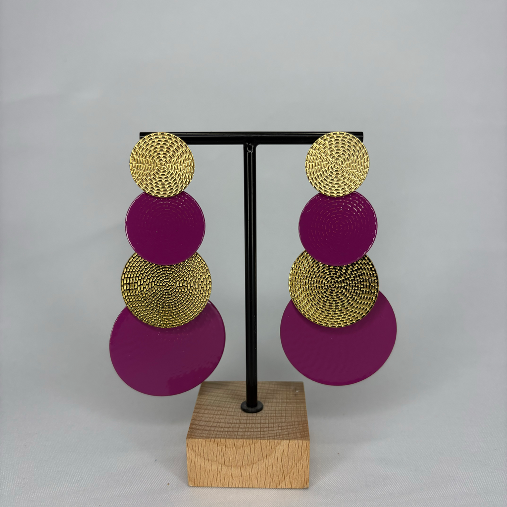 Pendientes Cuatro Lunas