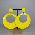Pendientes Argollas Acetato Grandes